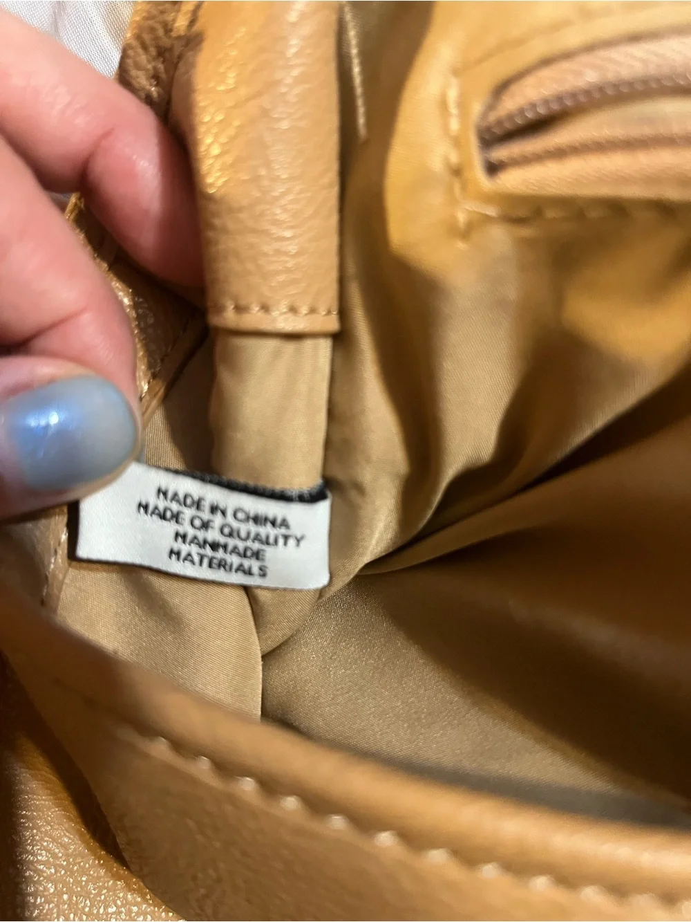 Nine West Vintage Y2K Crossbody Bag Caramel Faux Leather Front Adjustable Strap